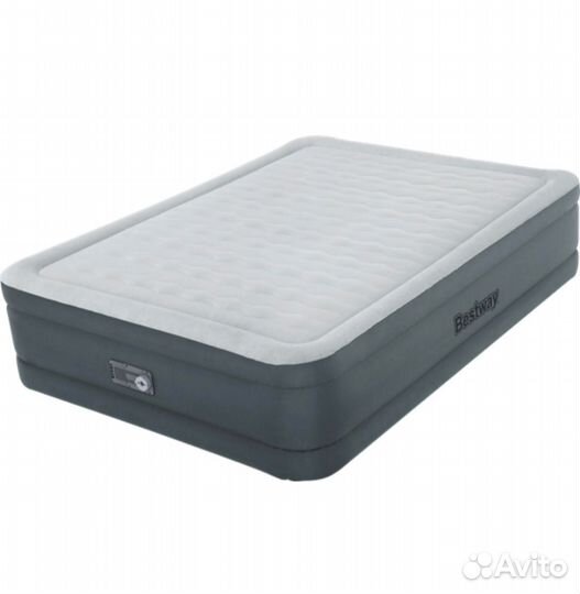 Надувная кровать с насосом 203х152х46 см, 69075