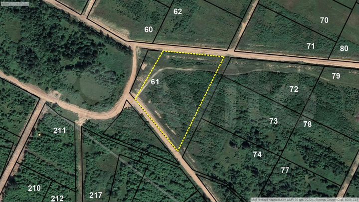 Участок 1,51 га (СНТ, ДНП)