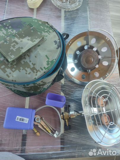 Туристическая газовая плита, обогреватель