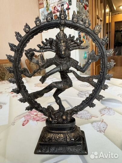 Статуэтка шива Танцующий, Натараджа. Бронза