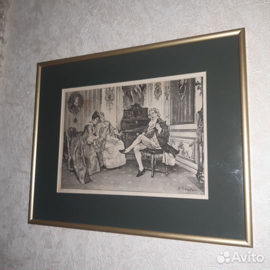 Картина Л. Шмуцлера, гравюра Гейера и Кримзе 1891г