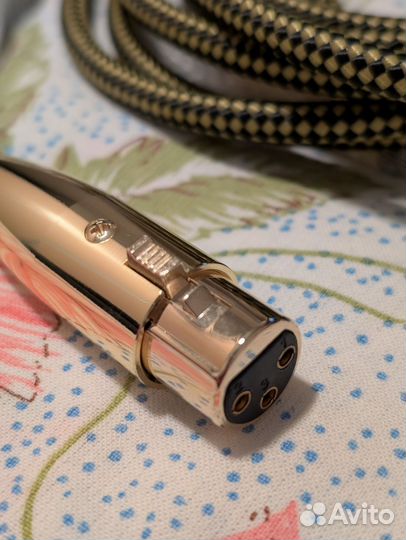 Пара раздельных кабелей RCA-XLR HI-FI 2m