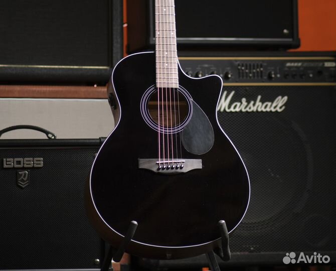 Трансакустическая гитара Kepma EAC OS1 Black