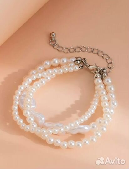 Браслет жемчужный