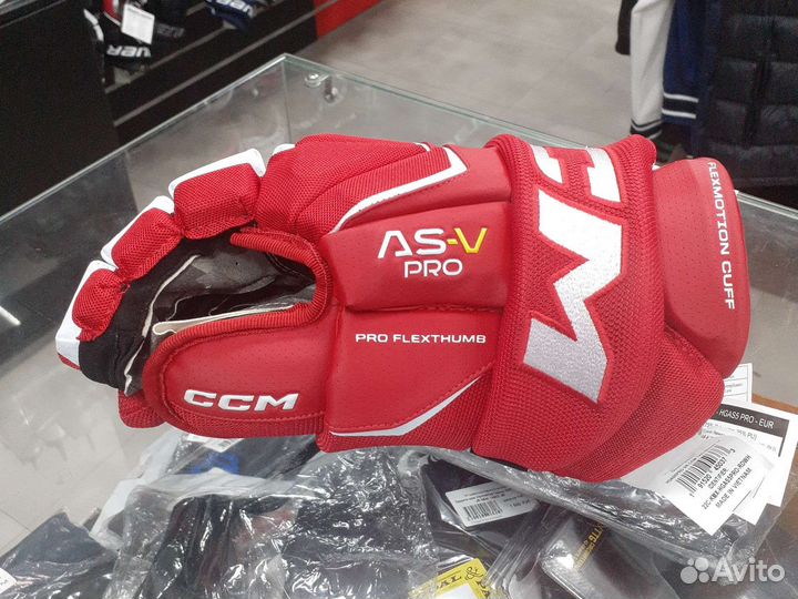 Хоккейные перчатки краги CCM tacks AS-V PRO SR