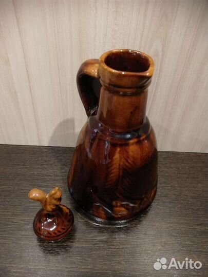 Глиняный кувшин с рюмками, СССР