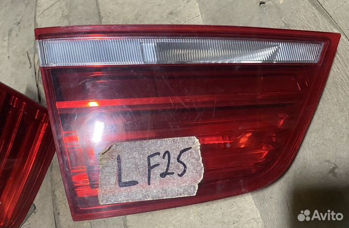 BMW X3 F25 фонари на крышку багажника