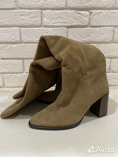Сапоги ботфорты massimo dutti