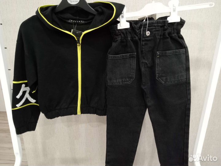 Толстовка с капюшоном на девочку р.110