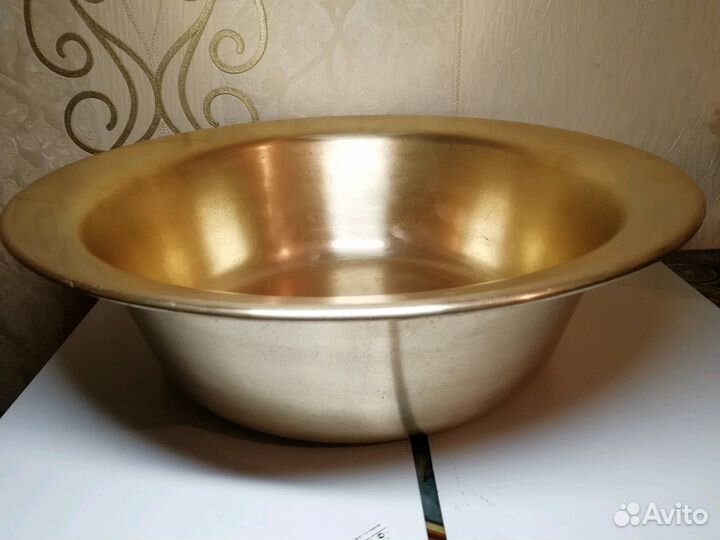 Таз медный, латунный СССР. клеймо
