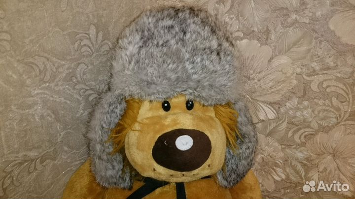 Шапка на ребёнка, ушанка новая, мех кролик