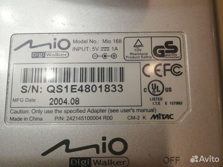 Pocket PC MIO digiwalker 168