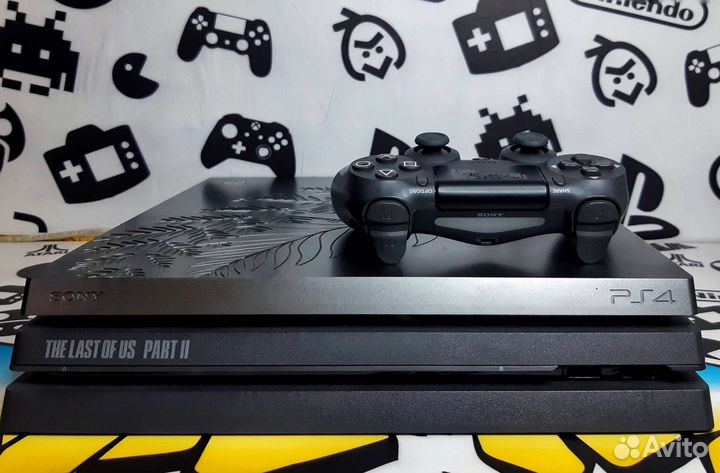 PlayStation 4 Pro 1tb Одни из нас часть 2 Б/У