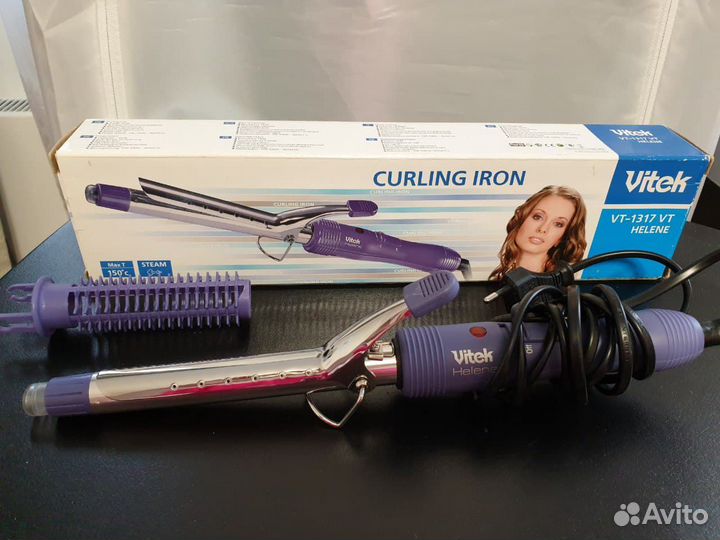 Щипцы для завивки волос Vitek с пароувлажнителем