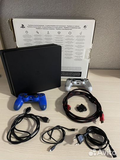 Sony playstation 4 slim + игры