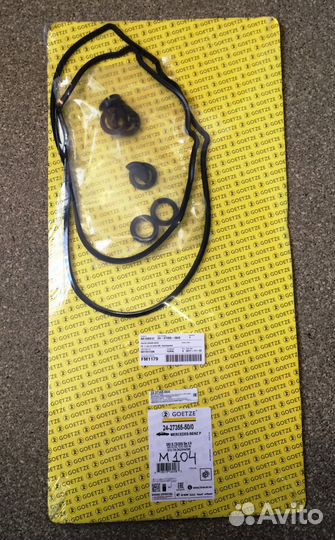 Прокладка клапанной крышки комплект Мерседес м104