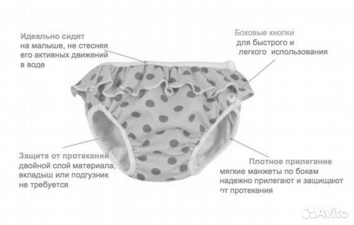 Трусики для бассейна 11-14 кг