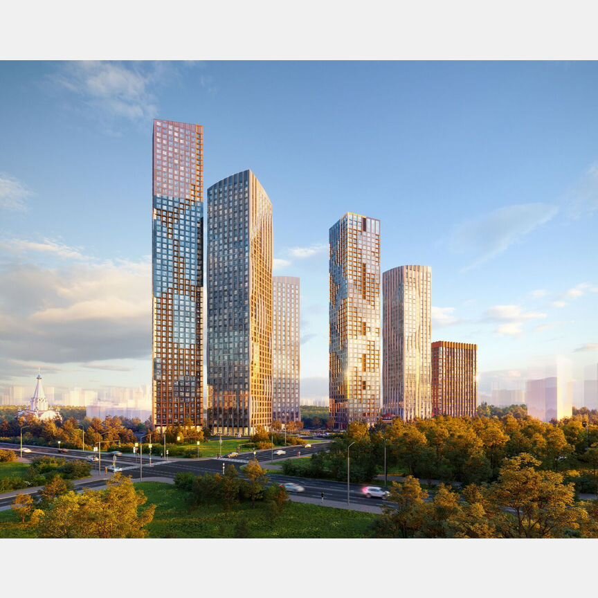 2-к. квартира, 55,2 м², 34/54 эт.