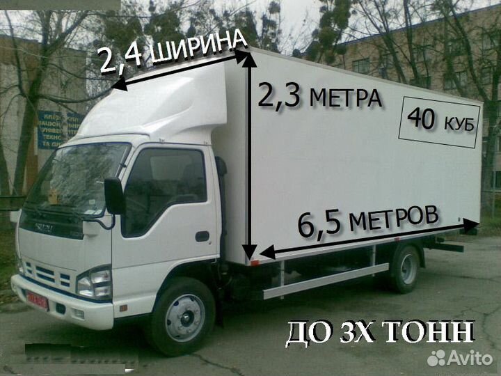 Грузоперевозки газель, 3-5 тонн, Переезд, Межгород