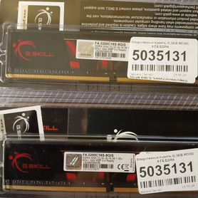 Оперативная память ddr4 2x8gb 3200 g skill