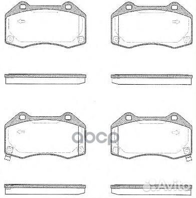 Колодки тормозные opel corsa D/E 06- перед. 111302