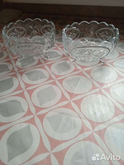 Хрустальные вазочки