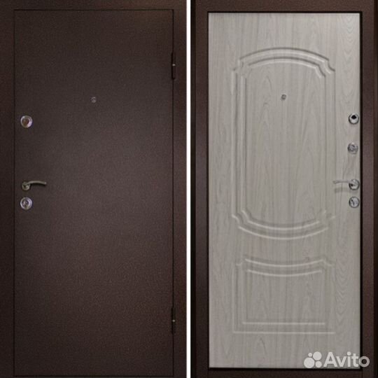 Дверь фаворит/дк/ беленый дуб