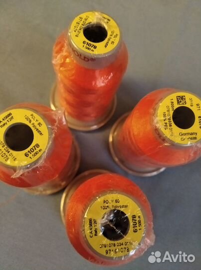 Липучка (велкро), нити вышивальные, грета