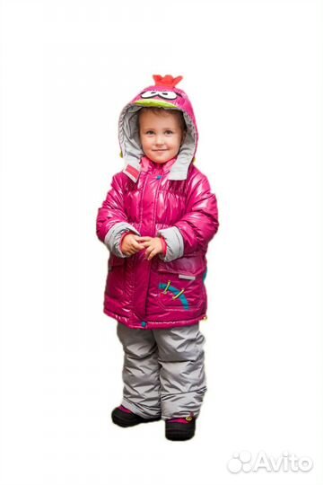 Зимний костюм для девочки 92