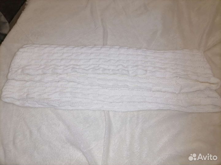 Снуд белый новый