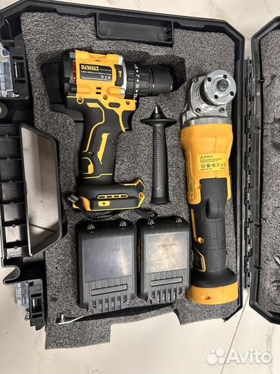 Аккумуляторный набор Dewalt 2в1 болгарка