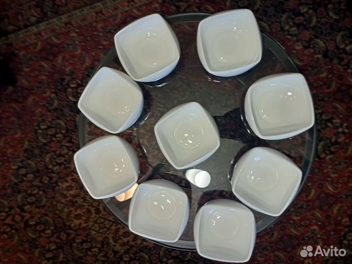 Фарфоровые салатники тарелки