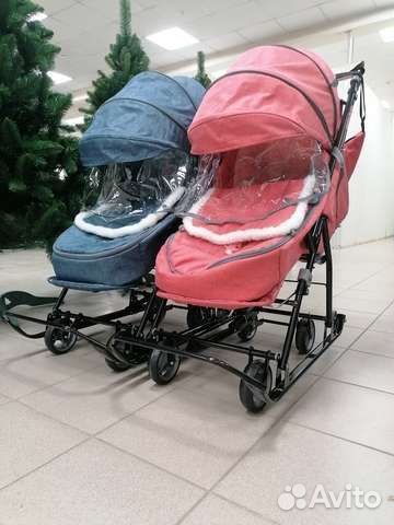 Соединители санок-колясок для двойни