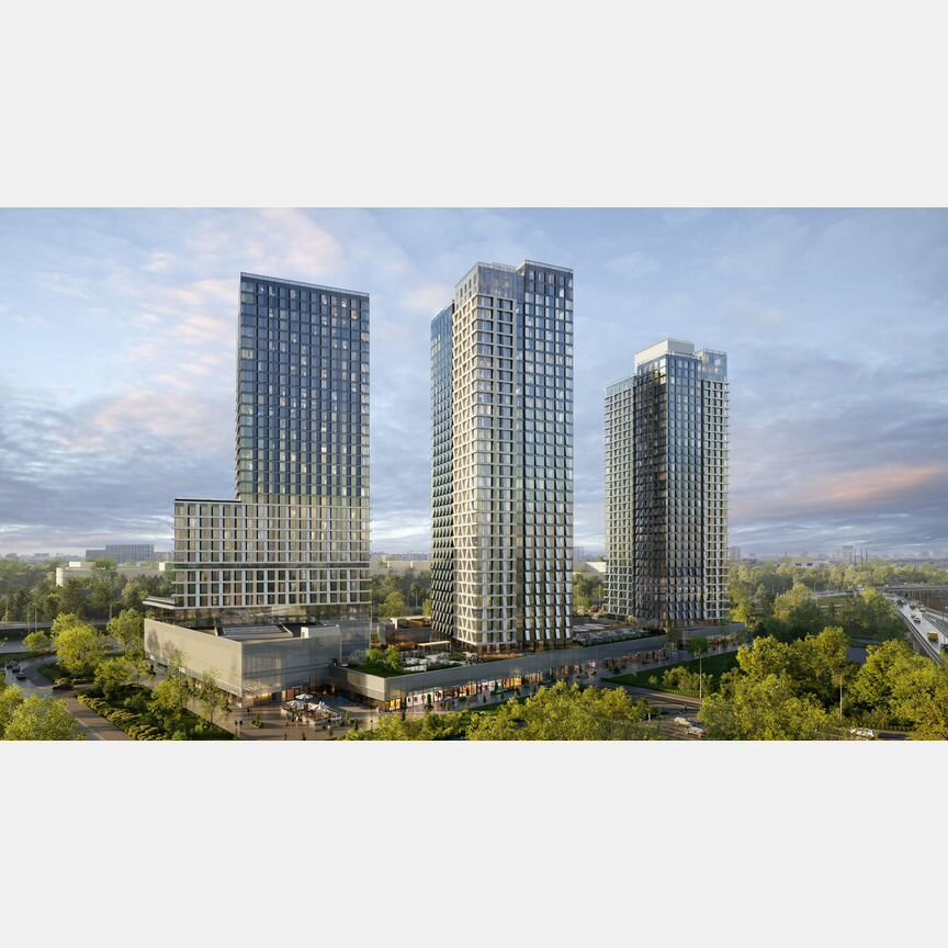 3-к. апартаменты, 62,2 м², 3/35 эт.