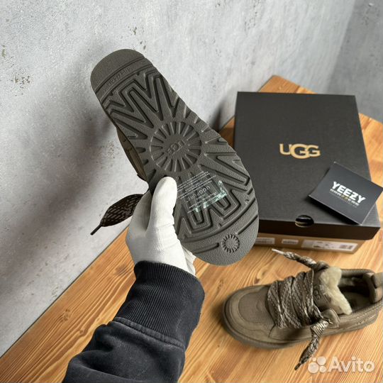 Кроссовки с мехом Ugg Lowmel Sneaker Hickory