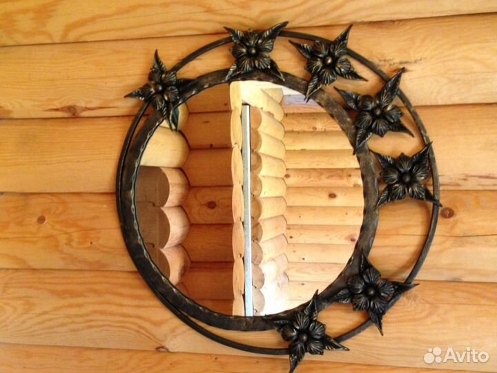 Зеркало кованое