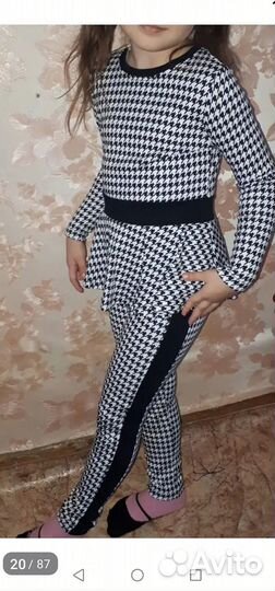 Костюм брючный для девочки 122-128