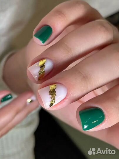 Маникюр наращивание ногтей