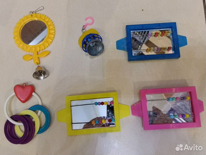 Игрушки, аксессуары для клетки, попугаев