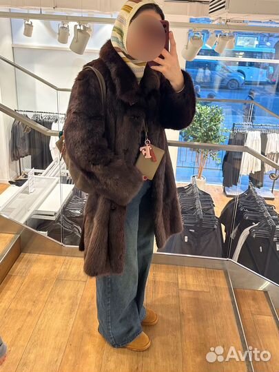 Шуба натуральная норковая