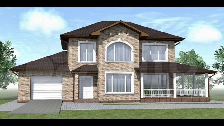 Коттедж 280 м² на участке 8,2 сот.