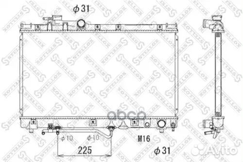 Радиатор 1025150SX Stellox