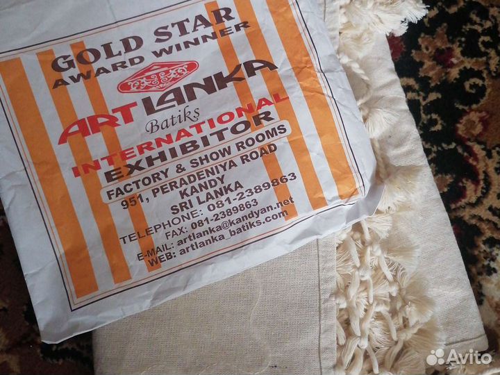 Скатерть льняная новая