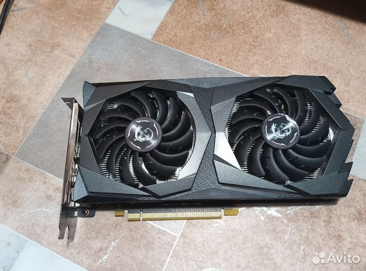 Видеокарта Nvidia GeForce MSI GTX1650 4Gb Gaming X
