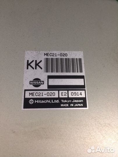 Блок управления двигателем nissan almera n16 1.8