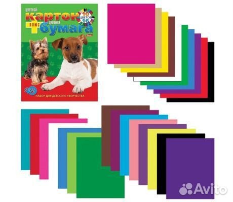 Набор 26нкб4к 09572 картон+бумага