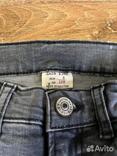 Джинсы на мальчика супер скинни 128