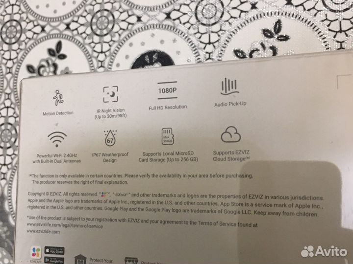 Ip камера видеонаблюдения ezviz