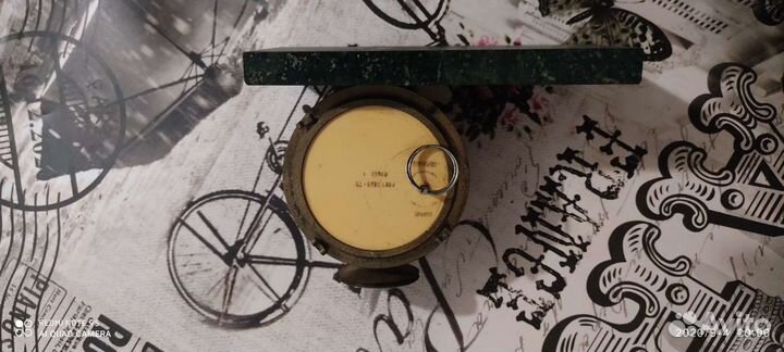 Настольные часы СССР молния, барабан