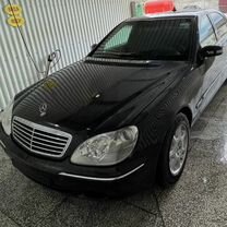 Mercedes-Benz S-класс 5.8 AT, 2002, битый, 134 000 км, с пробегом, цена 400 000 руб.